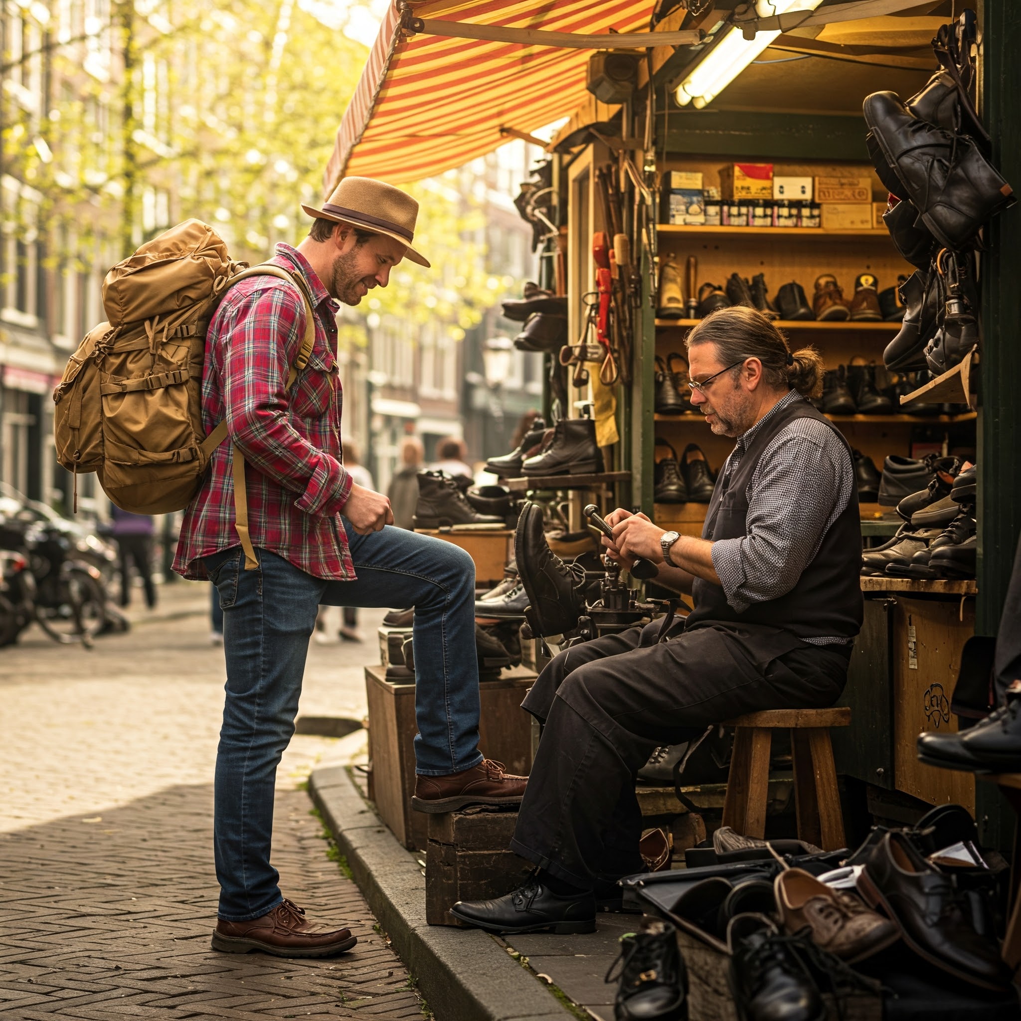 Schoenreparatie voor toeristen in Amsterdam: snel en betrouwbaar
